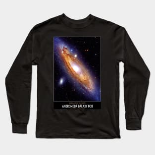 High Resolution Astronomy Andromeda Galaxy M31 Long Sleeve T-Shirt